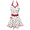 allydrew Classic Sweetheart Adjustable Apron, Cherries