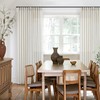 Pinch Pleated Linen Curtains 108 Inches long for Living Room