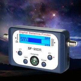 Unbranded LCD Digital Satellite Finder Meter Signal Strength Dish Sat Directv Compass H