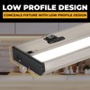LED Under Cabinet Lighting Hardwired - 3CCT 9 Inch Satin