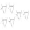 Healeved 6pcs Handheld Skinfold Caliper for Accurate Measurement Lightweight Portable
