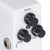 Guitar Delay Pedal Aluminum Alloy LED Indicator 3 Knobs Control