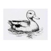 'Swimming Duck' Temporary Tattoo - Water Resistant, Skin-Safe, Non-Toxic Transfer