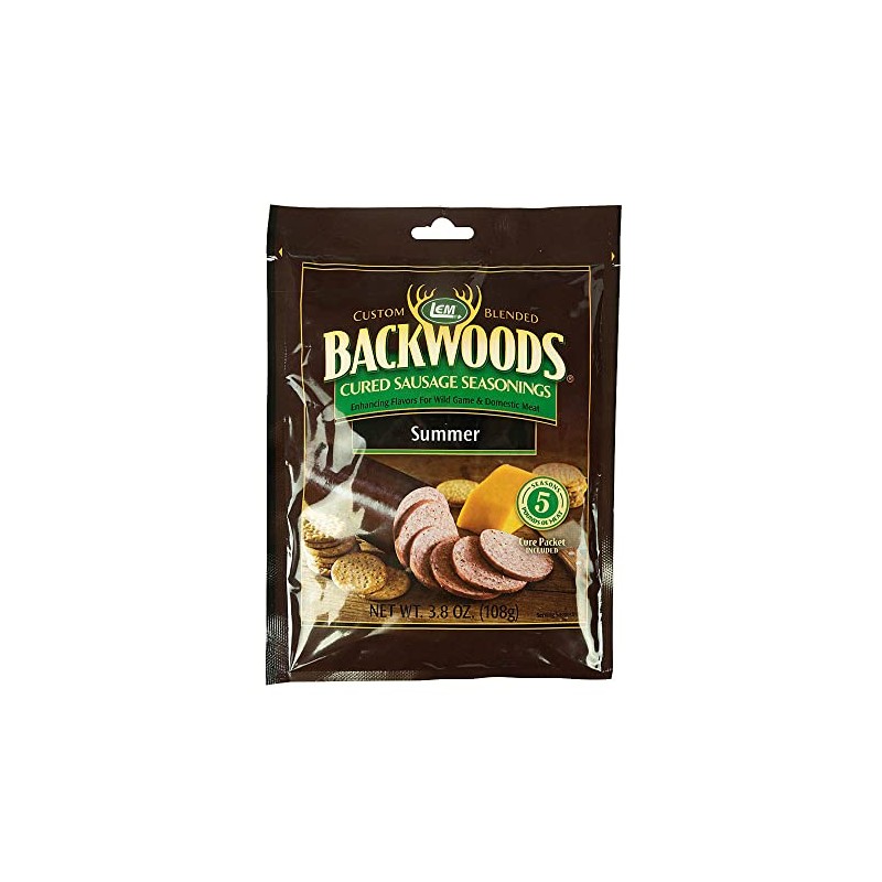 LEM Backwoods Summer Sausage Cured Sausage Seasoning, 5 Lbs.