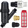 Drip Irrigation Pressure Regulator Kit,25 PSI Pressure Reducer,Inline Drip Irrigation