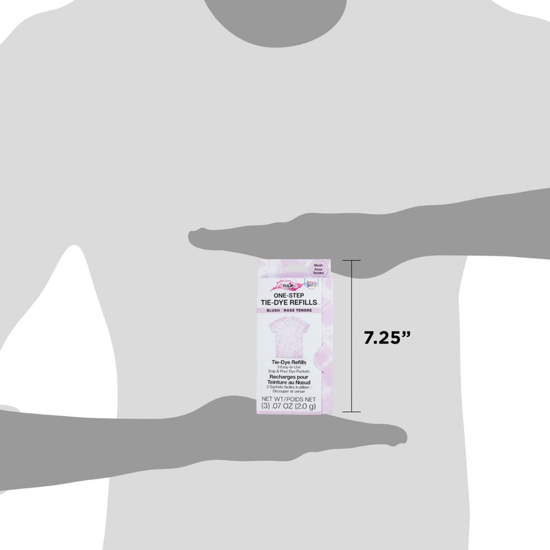 Tulip One-Step Tie-Dye Kit Dye Refill Packs, Blush