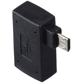 A123 Systems, Inc System-S 54214783 OTG Host Angle Adaptor USB A to Micro USB with Extra Micro USB Connection