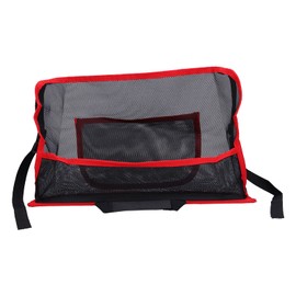 Car Net Pocket, Universal Car Net Pocket Handbag Holder Between Seats Mesh Storage Bag Organizer Kid Pet Barrier(red)