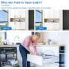 LALOCAPEYO 4 Pack Magnetic Push Latches for Cabinets Push to