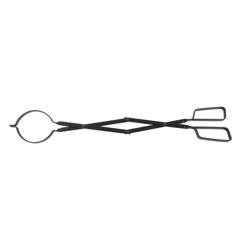 Fireplace Tong Iron Campfire Firewood Tong Log Grabber with Enlarging