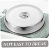 Healeved 2Pcs Stainless Steel Steak Cover, 24cm Round Griddle Dome,