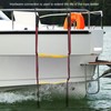Marine Rope Ladder 3 Step Nylon Lightweight Detachable Anti Slip