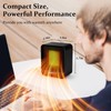 Lerat Space Heater, Portable Mini Heater for Indoor Use, 500W