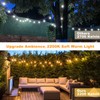Achin Outdoor String Lights 48FT Dimmable Warm 2200K LED Patio