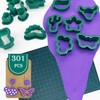Allazone 219 PCS Polymer Clay Cutters Set, Clay Earring Cutters