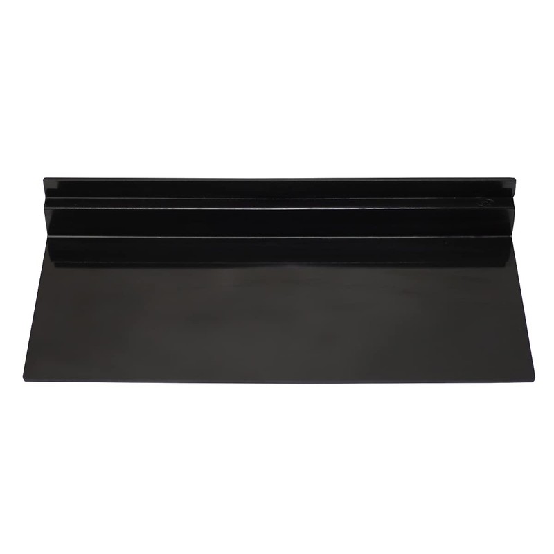 ZAPATERA DE ACRILICO PARA PANEL RANURADO | 50 PZAS (NEGRO)