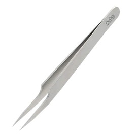 Rubis Stainless Steel Eyelash Tweezers with Pointed Tips for Attaching False Eyelashes, 1K5A02,Rubis Switzerland Swiss Made World Renowned Precision