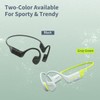 Langsdom AirSwim Bone Conduction Headphones, IPX8 Waterproof, Skin-Friendly Silicone, 32GB