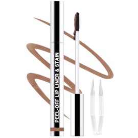 QCMME Lip Liner Stain Peel Off with Tweezer, Long Lasting Matte Lip Tattoo, Highly Pigmented Color Lip Makeup, Waterproof, Transfer-proof Lipstain for Women, for All Skin Types 05