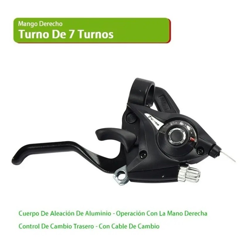 Palancas De Freno /cambios Bicicleta Montaña 21 Vel 3x7