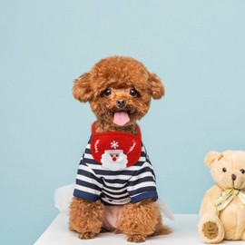 Christmas Dog Bib, Pet Scarf Dog Bibs Christmas Pet Costume Stylish Christmas Santa Scarf Small Dog Cat Scarf Bow Ties for Decorations Y3SDCJ (red1)