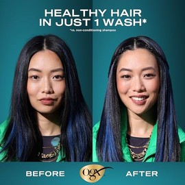 OGX, Shampoo Renovador de Aceite de Argán, Ingredientes Botánicos, Tamaño de Viaje, 88.7 ml