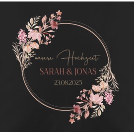 Cushion Cover – Cushion – Our Wedding Name and Date Boho I Guest Gifts Wedding I Gifts for the Bride and Groom I Personal Wedding Gift I Gift Ideas Wedding Anniversary I Golden Wedding I