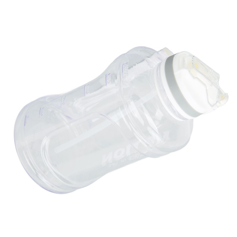 1500ml Large Capacity Sports Water Bottle Portable Scale Marking Poping