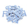 Blue Iron on Letters for Clothing,104 Pieces Iron on Patches