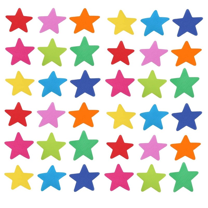 36Pcs Carpet Spot Markers Stars Shaped Floor Dots Carpet Spot