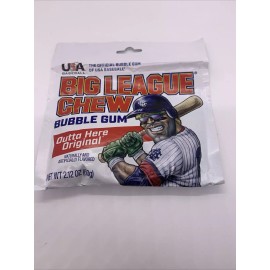Big League Chew Bubble Gum 2.12 Oz B/b July 26