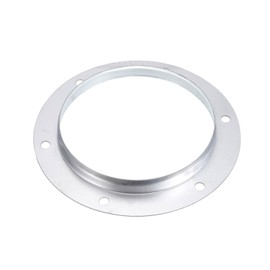 PATIKIL 6" Duct Connector Flange, Metal Straight Pipe Exhaust Flange Duct Mounting Plate for Heating Cooling Ventilation HVAC System, Galvanized Steel