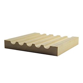 Poplar Fluted Door & Window Casing 3/4" x 5-1/8" x 95" EWCA49