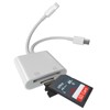 2 in 1 SD Card Reader, 1 Portable Type-C Card