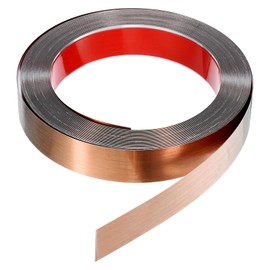 HARFINGTON 39.4ft x 1.18" Wall Trim Peel and Stick Molding Frame, Self Adhesive Stainless Steel Brushed Finish Metal Strip for Wall Ceiling Floor Cabinet Tile Edge, Rose Gold