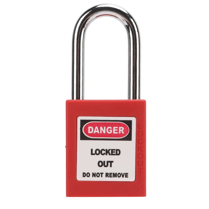 Lockout Tagout Valve Lock with Safety Padlock Heatproof Impact Resistant