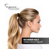 Specora - Elastico per capelli classico senza cuciture, marrone scuro,