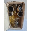 Royal Sealy 5 pc Cordial Set N.I.B. Amber • Decanter