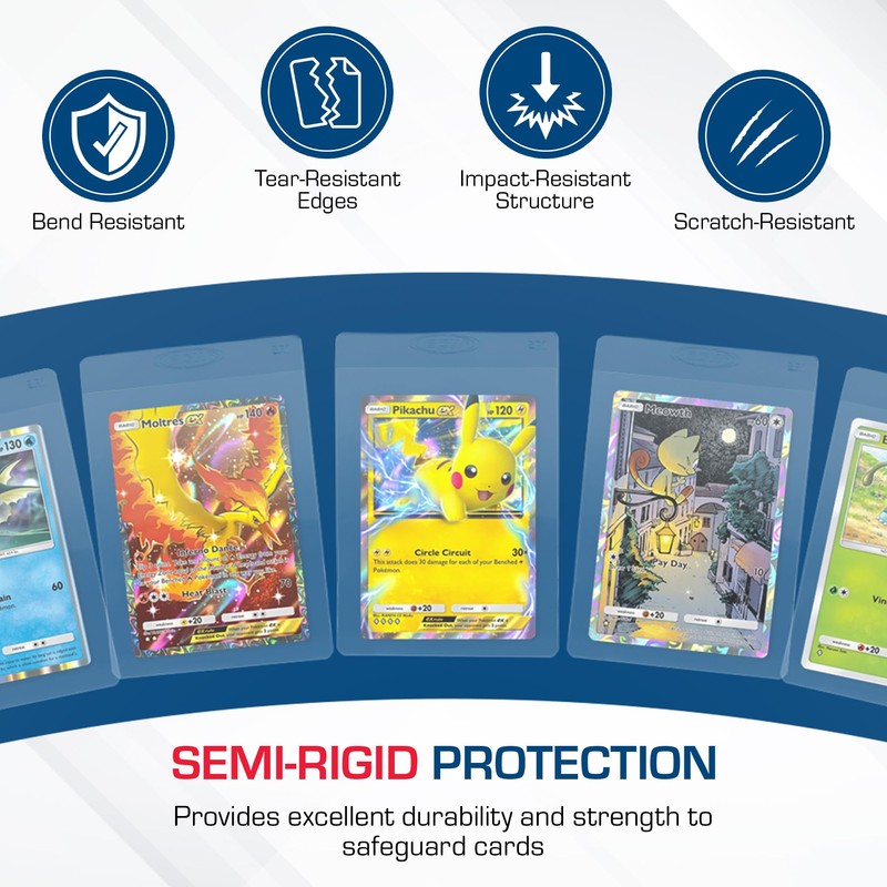 BCW Semi Rigid Card Holder #1 | 1000 Pack |