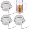 RoserRose Set of 3 Tea Filters, Stainless Steel, 4.5 cm