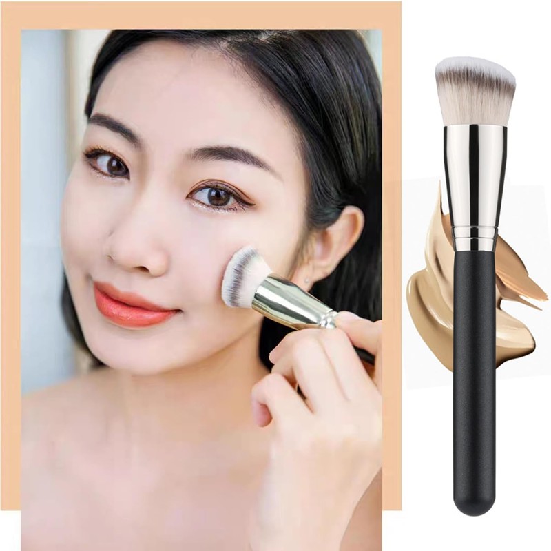 Make-Up Brush, Foundation Brush, Cosmetic Brush for Creamy, Powdery or