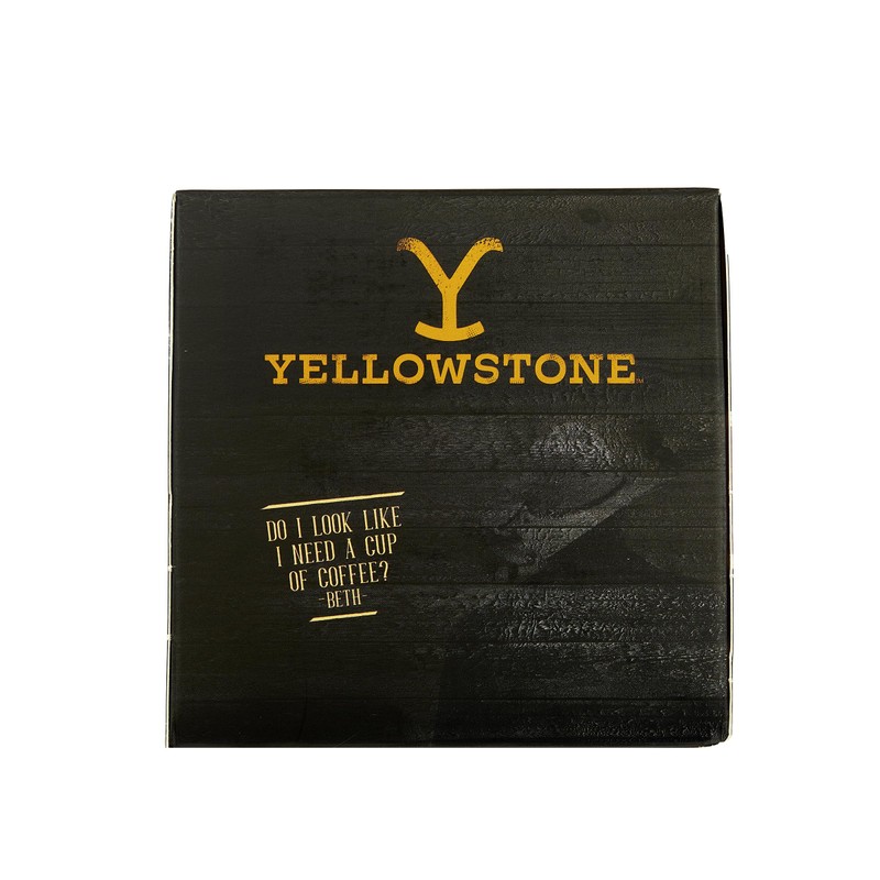 Yellowstone Maple Bourbon Medium Roast Coffee, Single Serve Recyclable Pods/Cups,