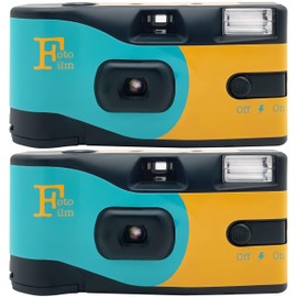 Fotofilm Pro Disposable Camera Single Use Film Ultramax 400 27 Exposure Flash Multipack - 2 pack