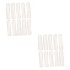 Minkissy 20pcs Refillable Aromatherapy Tubes for Essential Oils Portable White