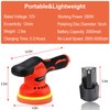 ROADGIVE Cordless Car Buffer Polisher with 2PCS 2.0Ah Battery, (5