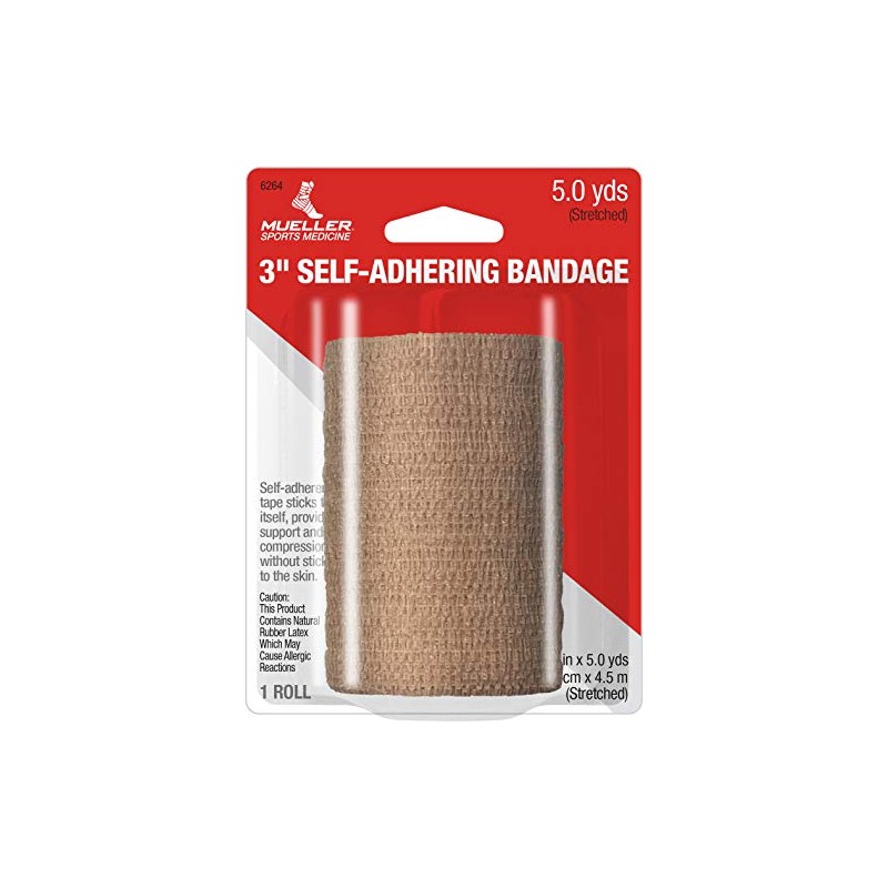 MUELLER Self-Adhering Bandage 3 Inch x 5 Yards