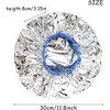 8 Pcs Aluminum Foil Heat Cap for Deep Conditioning, Reusable