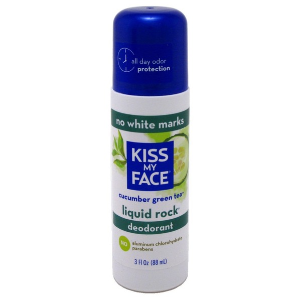 Kiss My Face Deodorant Liquid Rock Roll-On Sport 3 Ounce (88ml) (2 Pack)