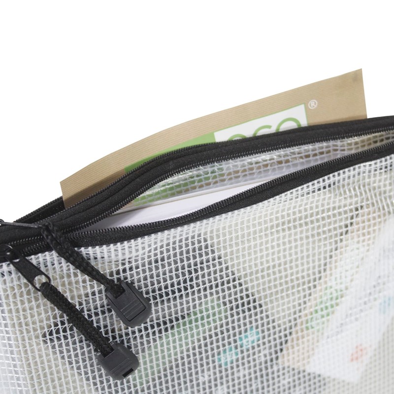 eco-eco A5 95% Recycled Twin Pocket Super Strong Bag, Waterproof