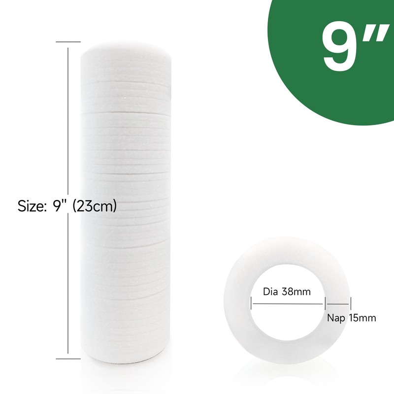 VOOMEY Foam Paint Roller Cover,9 inch Foam Paint Roller,Pack of